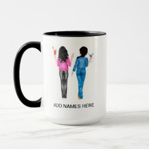 Caneca Mug de Café Personalizável para Melhores Amigos