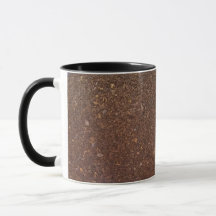 Mug de café projetado com base em café
