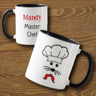 Caneca Mug de Chef Mestre de Mouse Personalizável