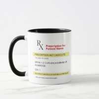 Mug de Chocolate Quente com Receita RX
