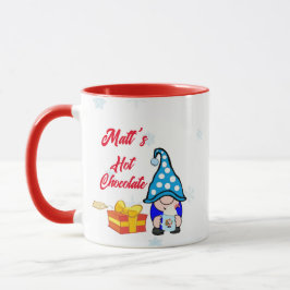 Caneca Mug de Chocolate Quente do Gnomo Personalizado