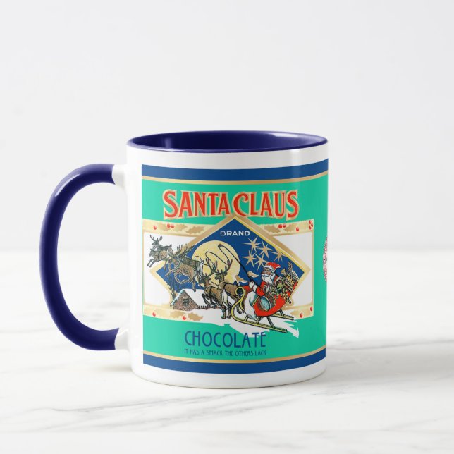 Caneca Mug de Chocolate Santa Claus (Esquerda)
