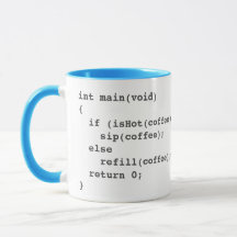 Mug de código de café para desenvolvedores de soft
