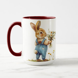 Caneca Mug de Coelho Florestal - Seu Amigo Do Woodland