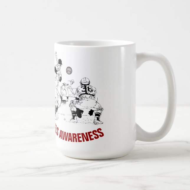 Caneca Mug de consciência ALS (Direita)