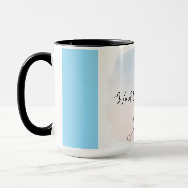 Caneca Mug de constelação de Aquarelas Zodiac Personaliza (Esquerda)