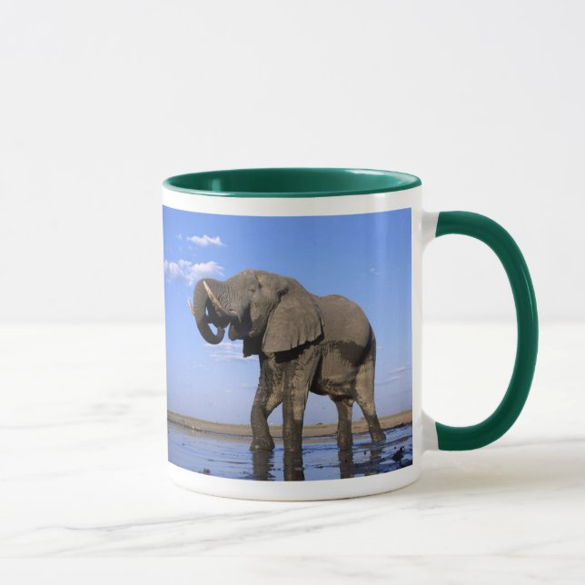 Caneca Mug de Elefantes Africanos (Direita)