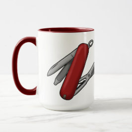 Caneca Mug de faca multiferramenta estilo suíço M para Pa