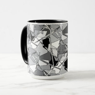 Caneca Mug de Flutos Sobrepostos