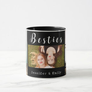 Caneca Mug de Foto Collage de Besties Modernos
