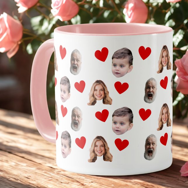 Caneca Mug de Fotografia de Rosto Personalizado | Mug de  (Criador carregado)