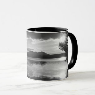 Caneca Mug de Fotografia na Paisagem Branca e Preta