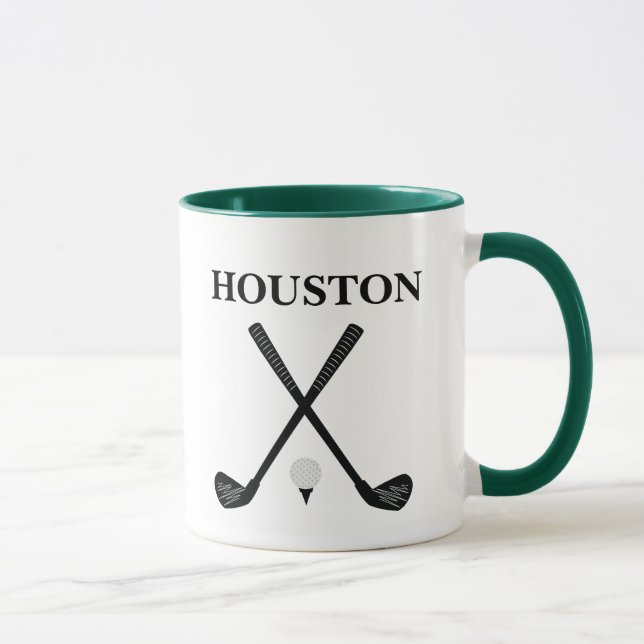 Caneca Mug de Golfe Personalizado (Direita)