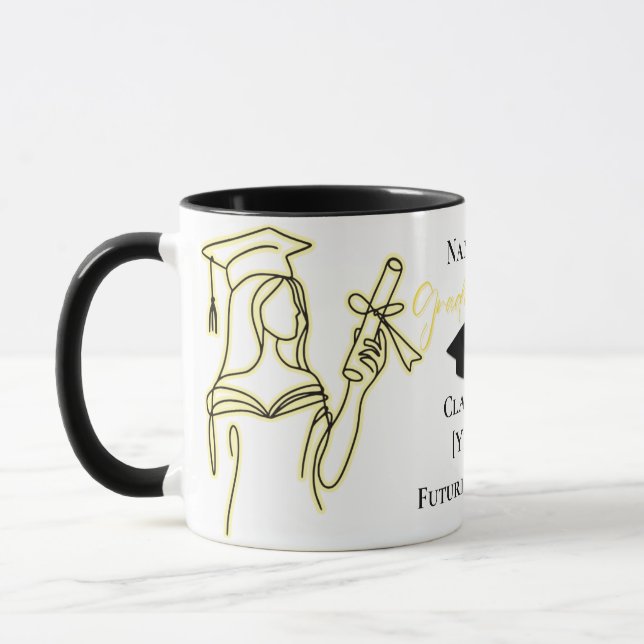 Caneca Mug De Graduação Personalizada - Seu Presente Perf (Esquerda)