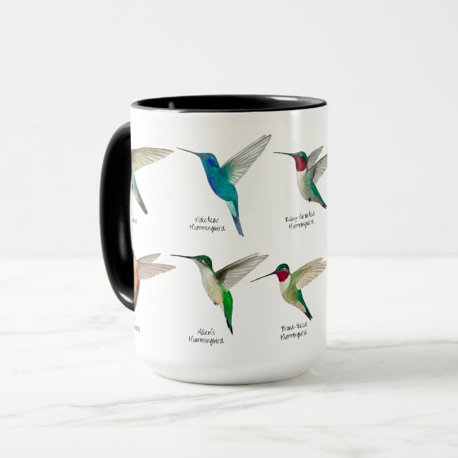 Caneca Mug de Hummingbird Americano (Frente Esquerda)