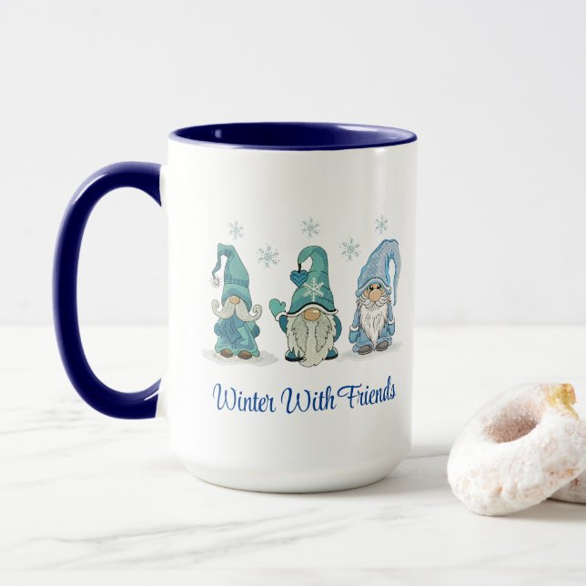 Caneca Mug de inverno (Com Donut)