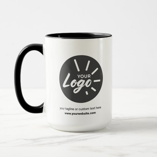 Caneca Mug de logotipo comercial personalizado (Esquerda)