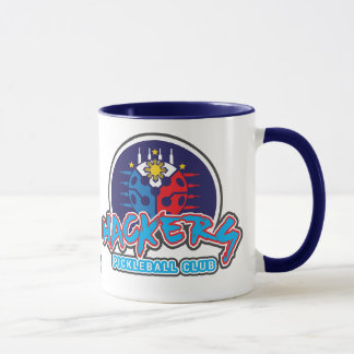 Caneca Mug de logotipo do Clube de Pickleball HACKERS