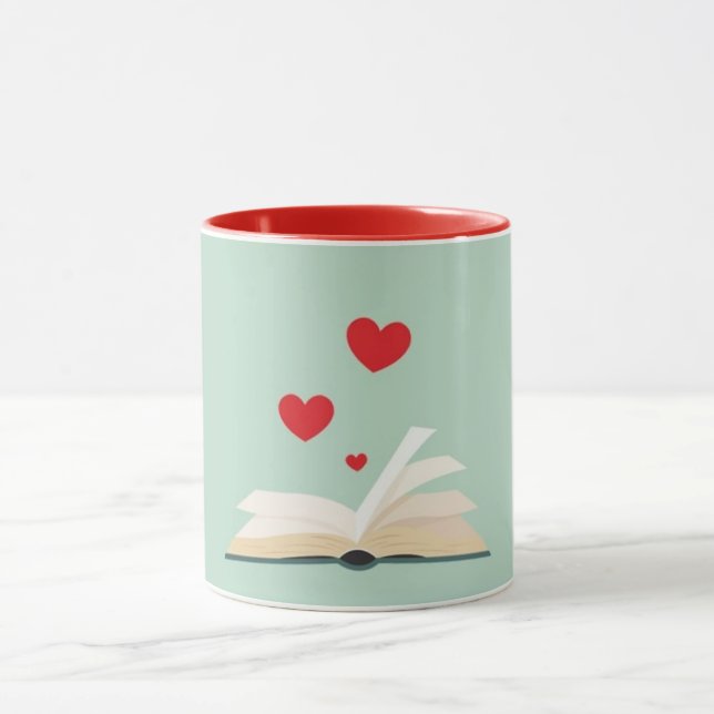 CANECA **** MUG DE LOVADOR DE LIVRO OU DE BIBLIOTECA*** (Centro)