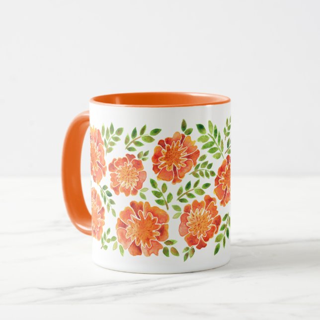 Caneca Mug de Marigolds (Frente Esquerda)