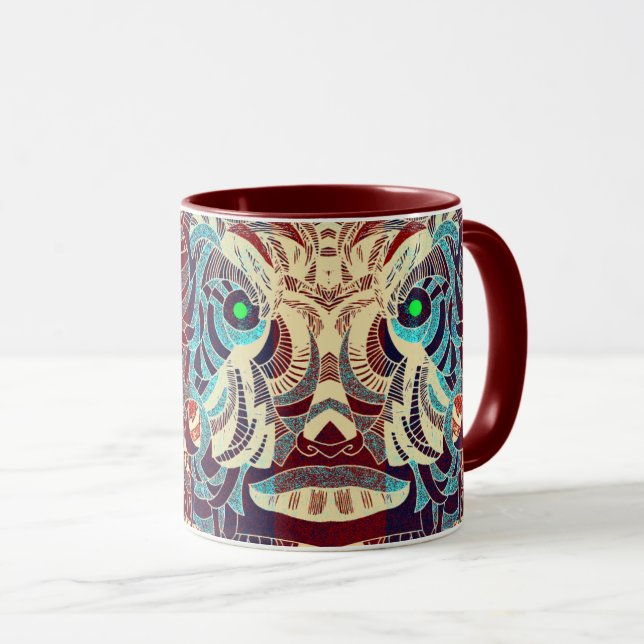 Caneca Mug De Máscara Do Fantasma (Frente Esquerda)
