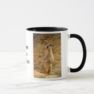 Caneca Mug de Meerkat Personalizado