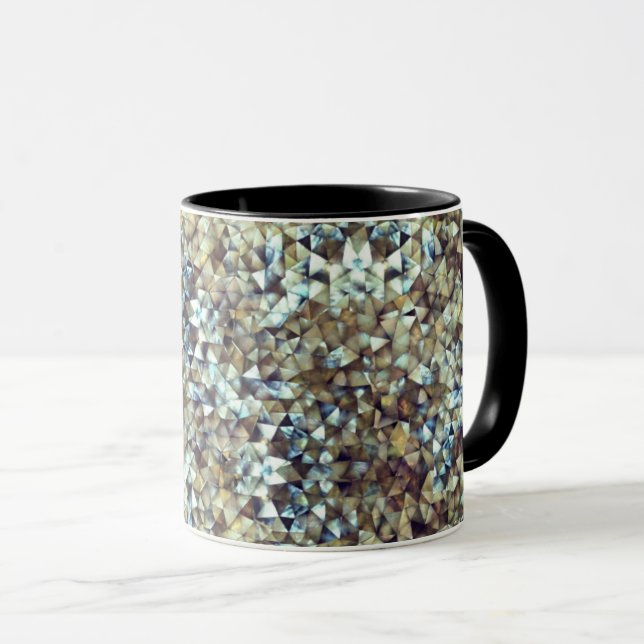 Caneca Mug de mosaico (Frente Esquerda)