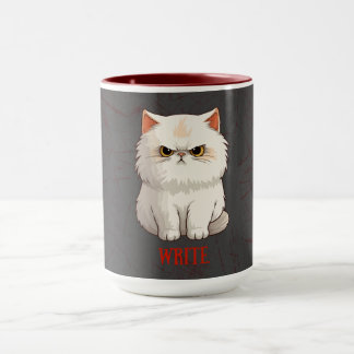 Caneca Mug de Motivação do Gravador de Gato Grumpy