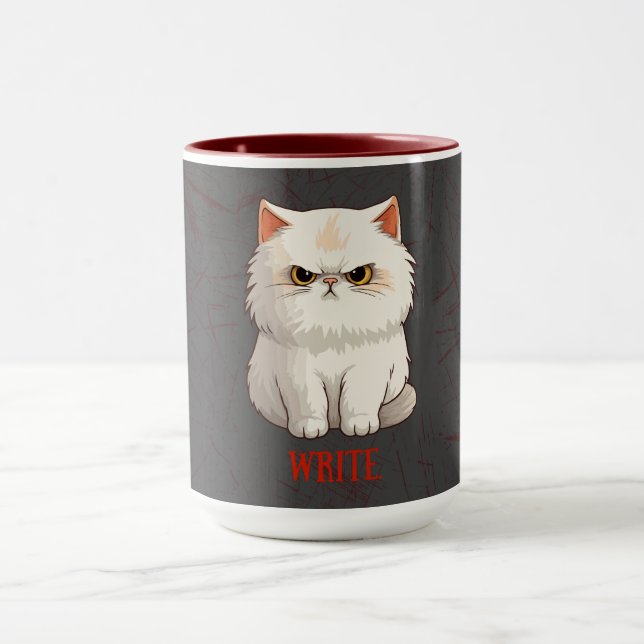 Caneca Mug de Motivação do Gravador de Gato Grumpy (Centro)