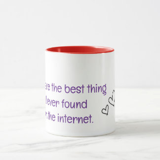 Caneca Mug de Namorando na Internet