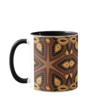 Mug de padrão tribal