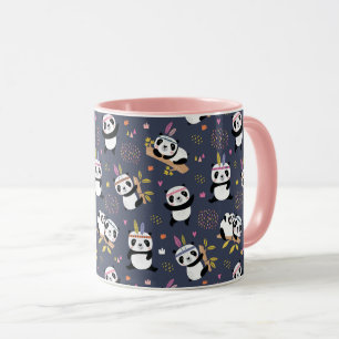 Caneca Mug de Pandas Cuecas