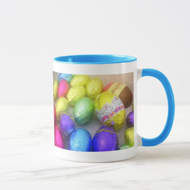 Caneca Mug de 'Páscoa de cores' (Direita)