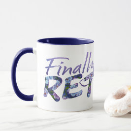 Caneca Mug De Retirada De Phlox Roxo
