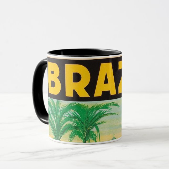 Caneca Mug do Brasil (Frente Esquerda)