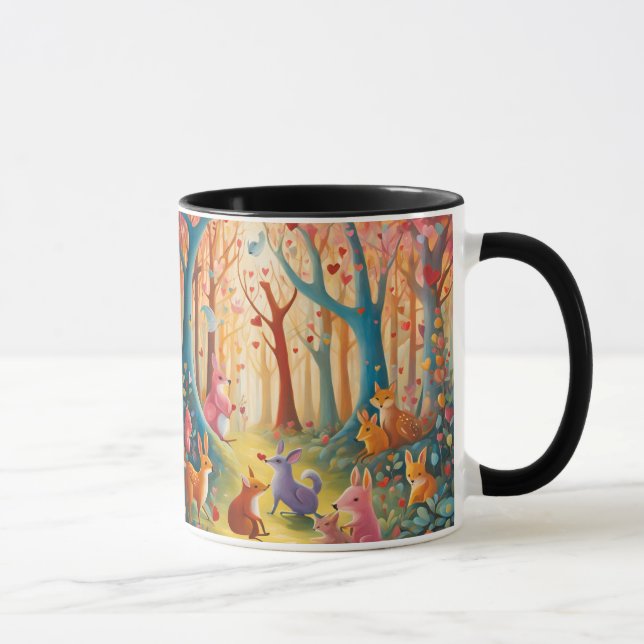 Caneca Mug do dia de os namorados temático (Direita)