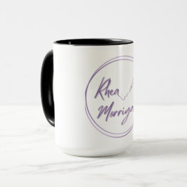 Caneca Mug do logotipo do autor de realces