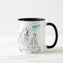Mug do logotipo grego Myth Comix