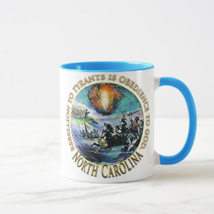 Caneca Mug do Partido Tea da Carolina do Norte