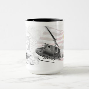 Caneca Mug do Piloto Huey UH-1