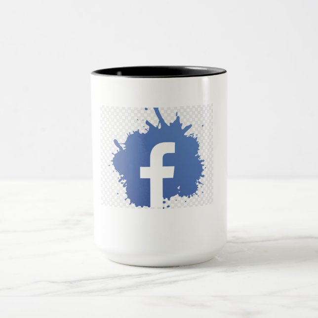 Caneca Mug Facebook de alta qualidade (Centro)