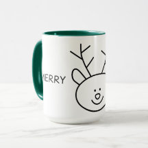 Mug Feliz de Natal de Alta Qualidade