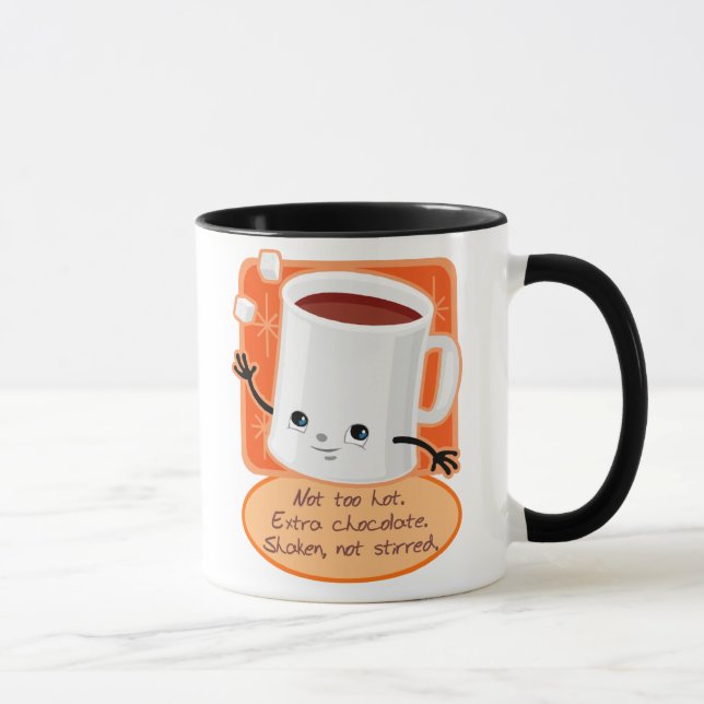 Caneca Mug Feriado de Chocolate Quente (Direita)