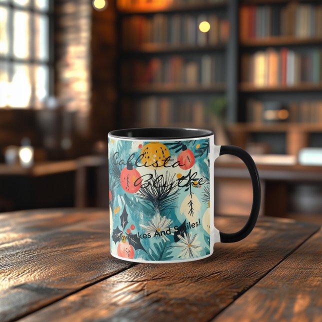Caneca Mug Festivo de Inverno Personalizado - Hora de Nat (Criador carregado)