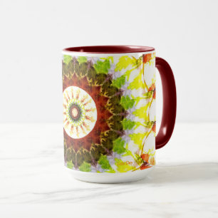 Caneca Mug Floral de Aquarela