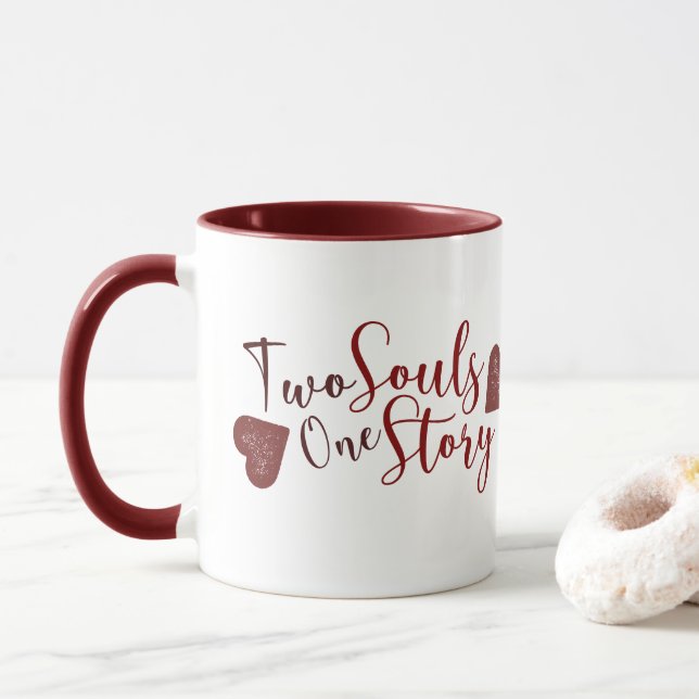 Caneca Mug for Couples | Valentine Gift Idea (Com Donut)