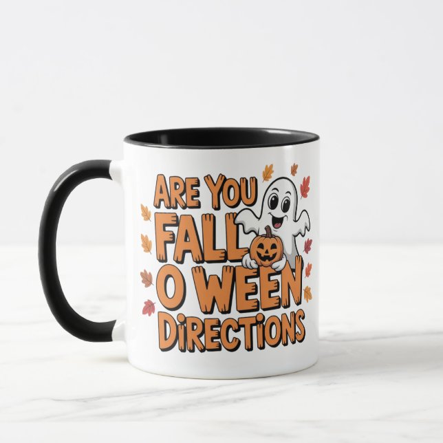 Caneca Mug Funny Fall-o-Ween Vibes (Esquerda)