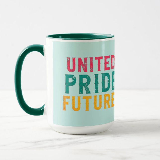 Caneca Mug Futuro do Orgulho Unido (Esquerda)