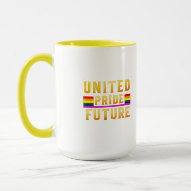 Caneca Mug Futuro do Orgulho Unido (Esquerda)
