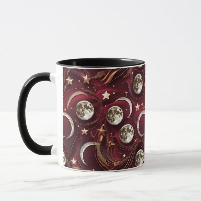 Caneca Mug - Garnet Red Celestial Moon (Esquerda)